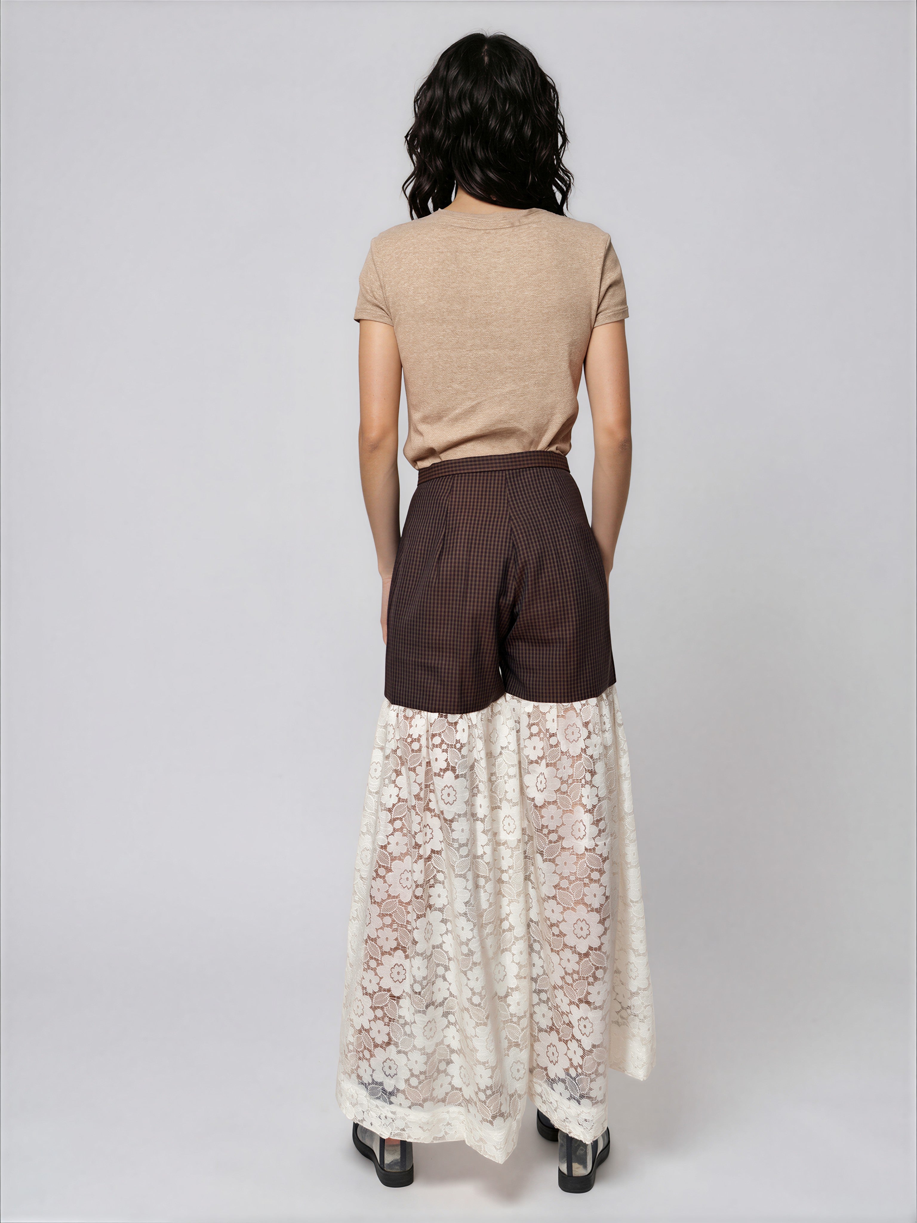 Tailored Lace Pants - Antonia Faur