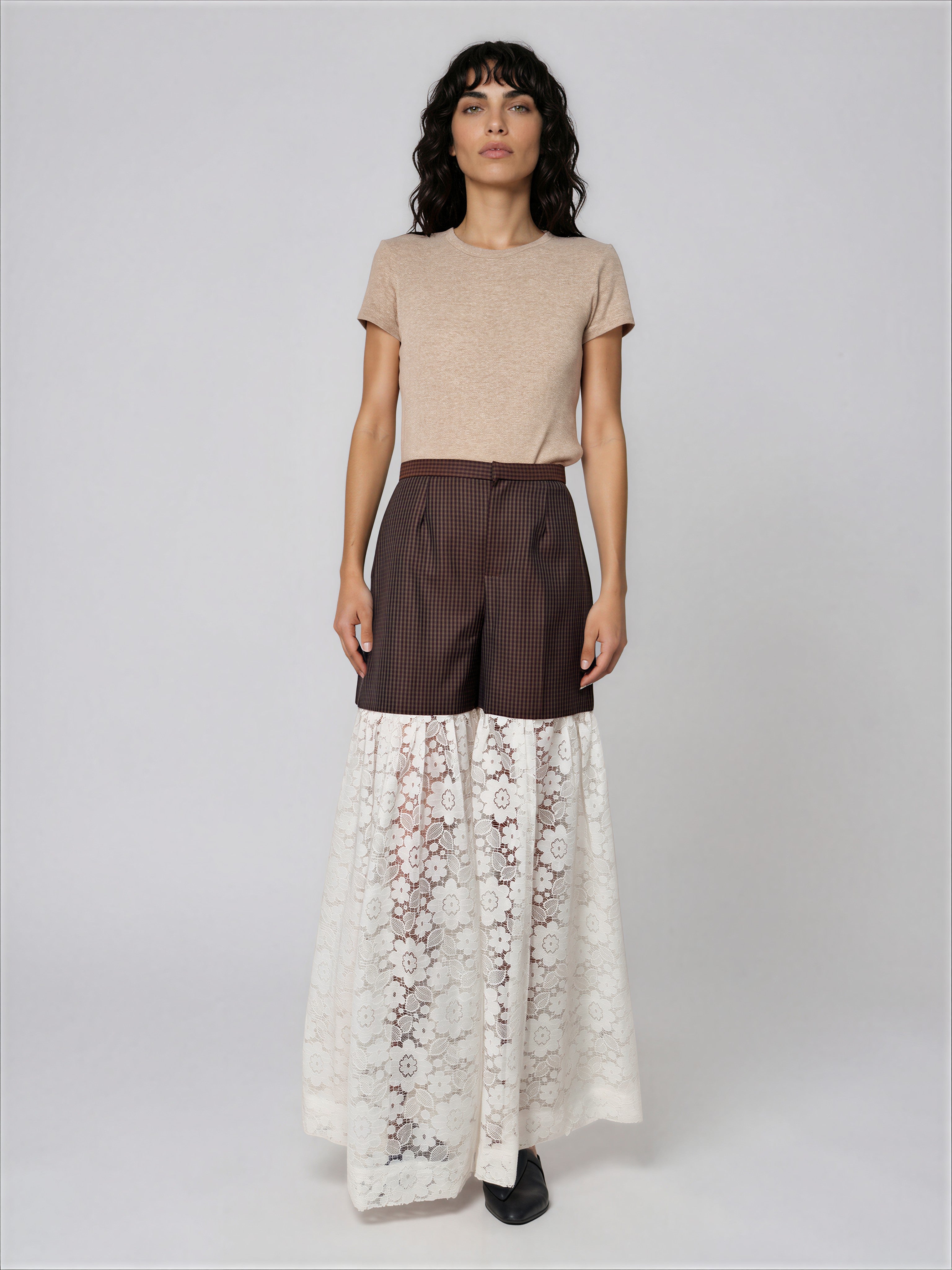Tailored Lace Pants - Antonia Faur