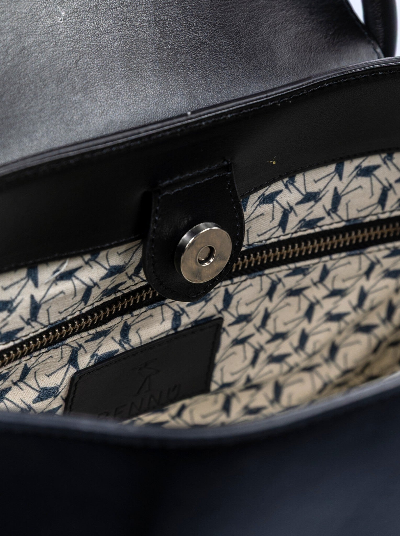Bennu Black Tall Bag