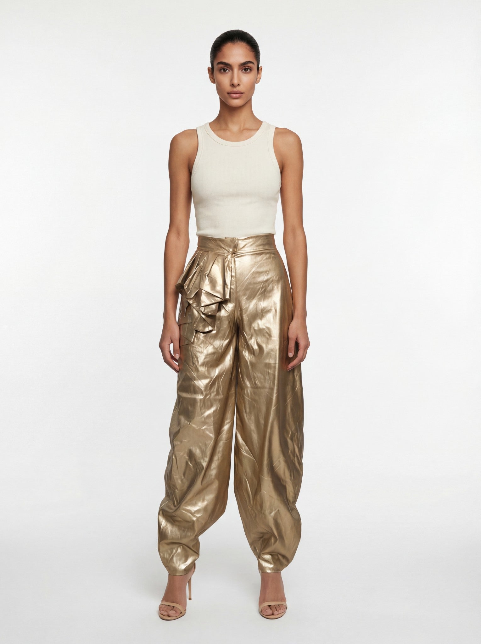Gold Statement Pants