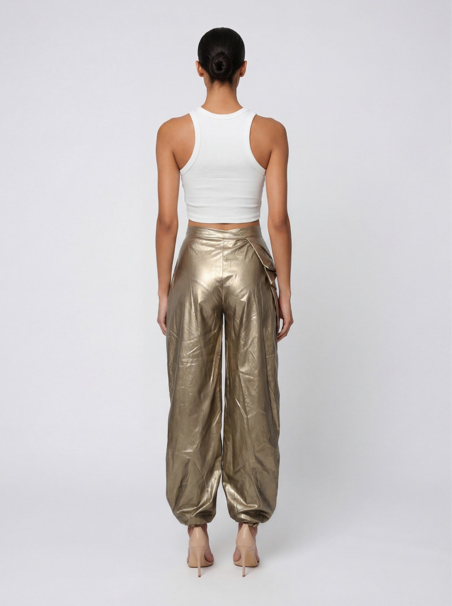 Gold Statement Pants