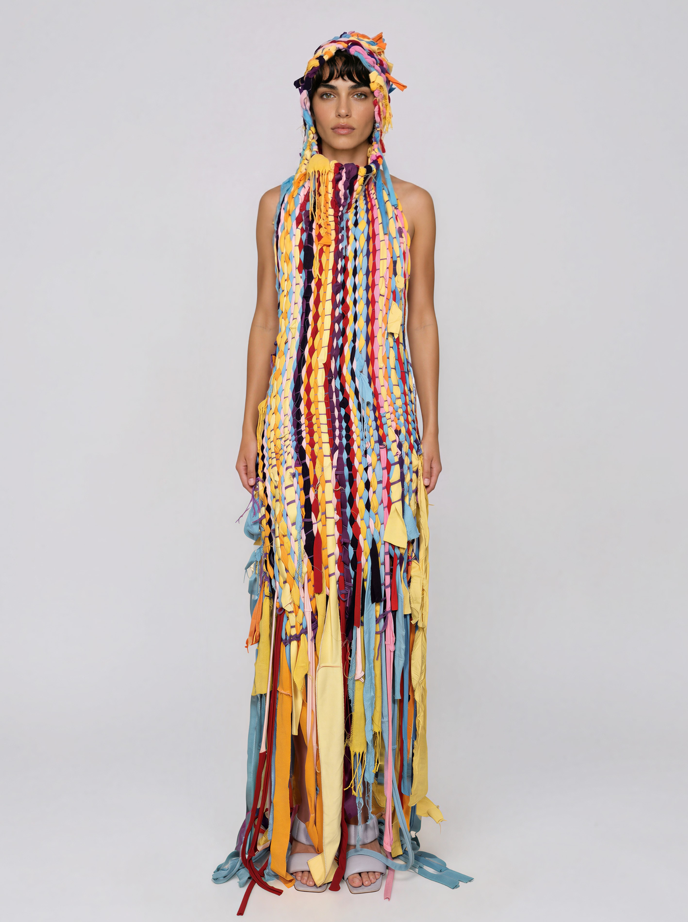Woven Dress - Sonia Mihailescu