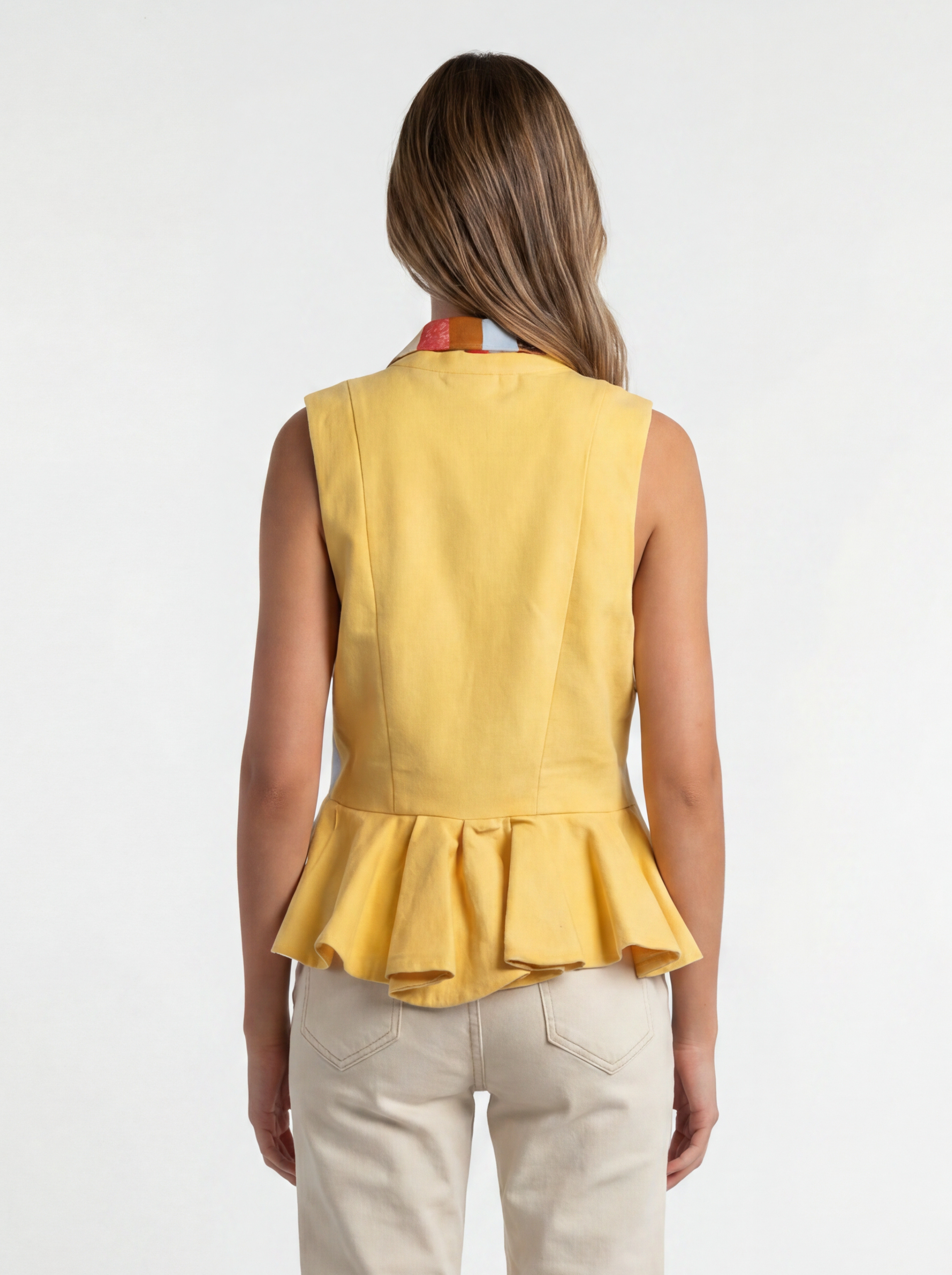 Sleeveless Peplum Vest - Mădălin Bot