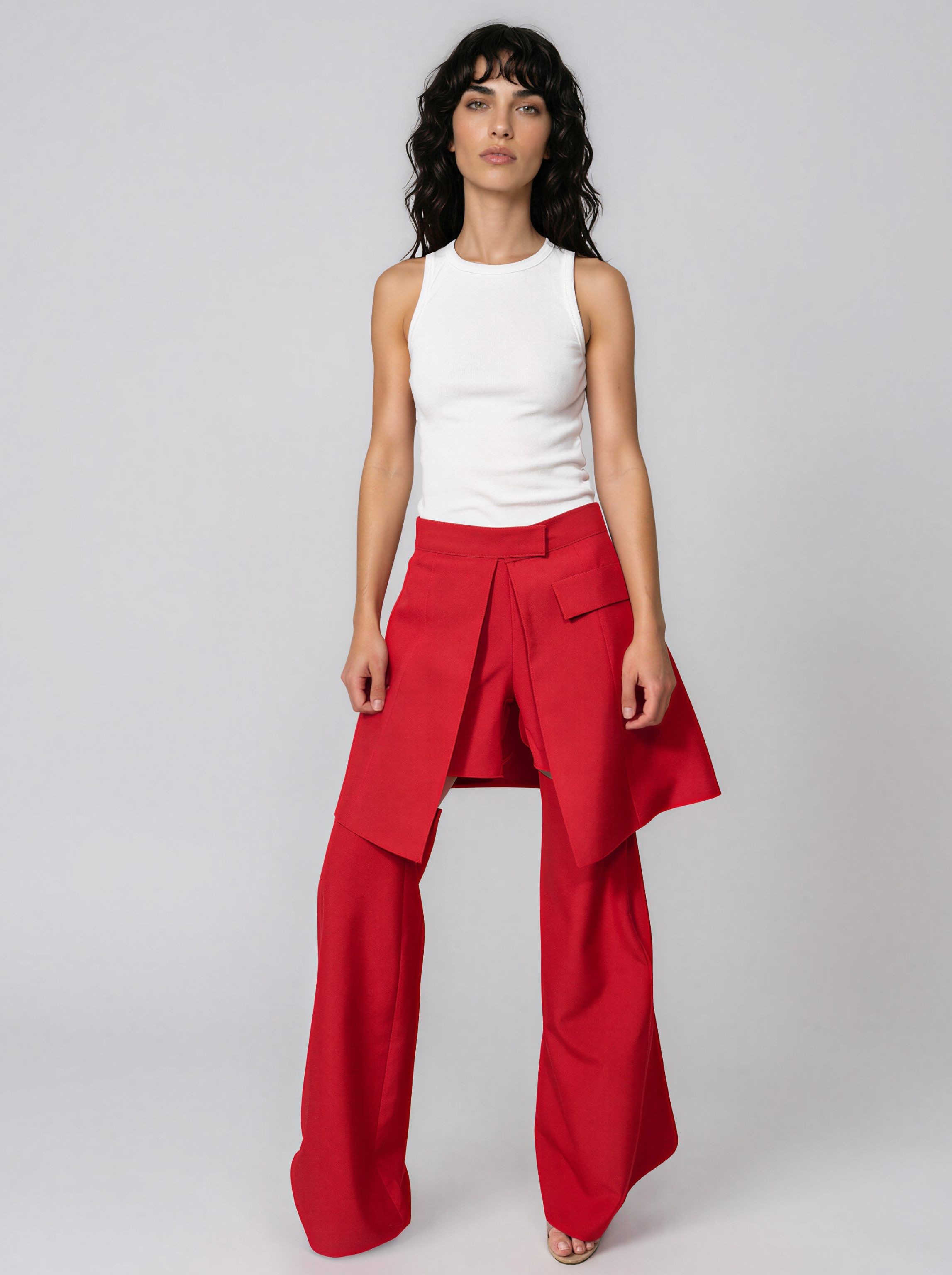 Wrap Skirt, Shorts, and Leggings Set - Cernescu Mihaela